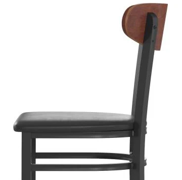 Moon Back Steel Bar Stool Detail