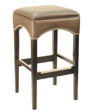 Morocco Bar Stool Padded Three Quarter View