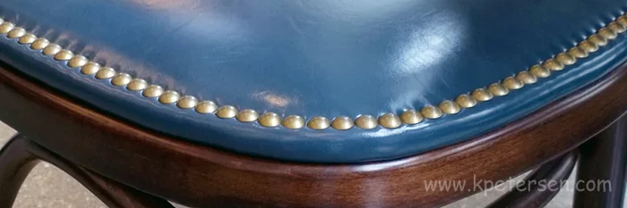 Naugahyde English Pub Vinyl Upholstery Detail