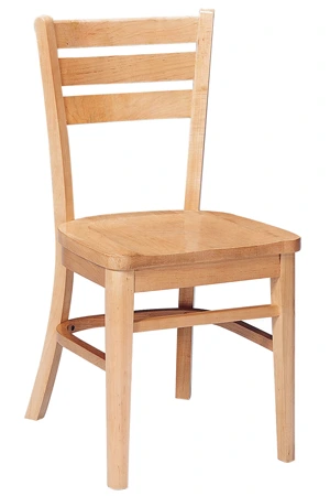 Oak Rail Ladder Back 1 Restaurant Chair