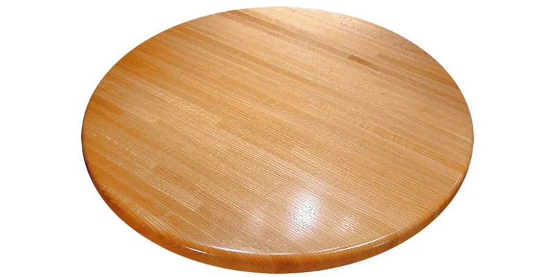 Oak Butcher Block Restaurant Table Top Random Length Butcher Block Construction