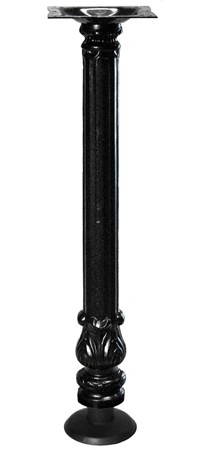 Victorian Antique Reproduction Cast Iron Bolt Down Table Base Bar Height
