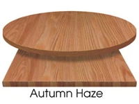 Wood Veneer Restaurant Table Woodland Autumn Haze Stain On Oak