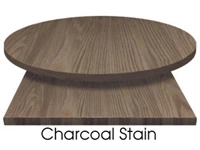Wood Veneer Restaurant Table Woodland Charcoal Stain On Oak