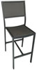 Outdoor Aluminum Bar Stool Woven Seat And Back