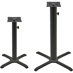 Outdoor Umbrella Stamped Steel Crossfoot Table Bases