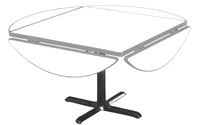Padded Dropleaf Restaurant Tables