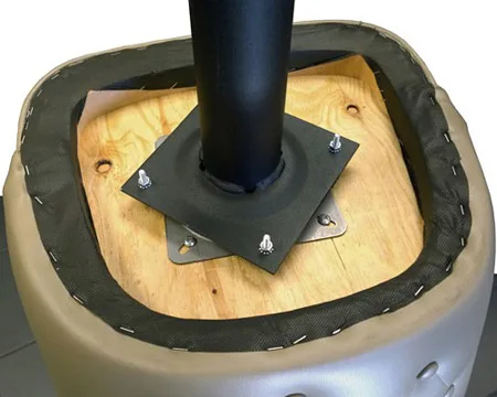 Pancake House Counter Stool - Underside View