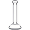 Portable Resin Fencing Single Post Drawing