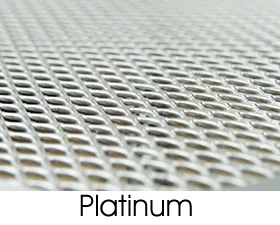 Platinum Metal Mesh Finish Selection