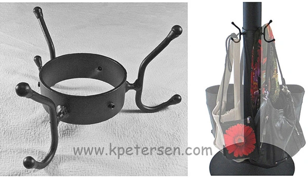 Three Prong Purse Hook For Table Details
