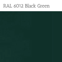 Black Green Powder Coat Metal Finish