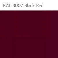 Black Red Powder Coat Metal Finish