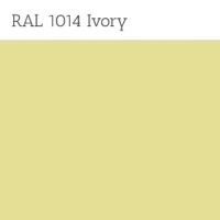 Ivory Powder Coat Metal Finish