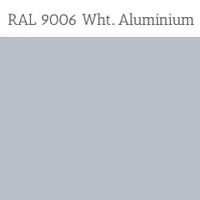 White Aluminum Powder Coat Metal Finish
