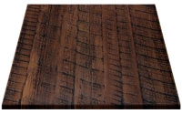 Reclaimed Pine, Rustic Patina Plank Restaurant Tables