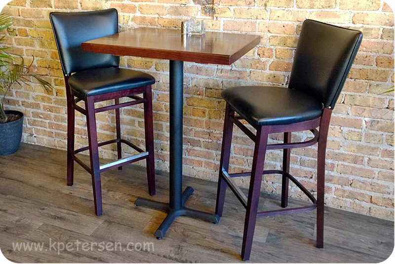 Redeem Wooden Bar Stools Installation