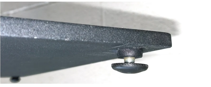Table Base Leveler Glide Detail