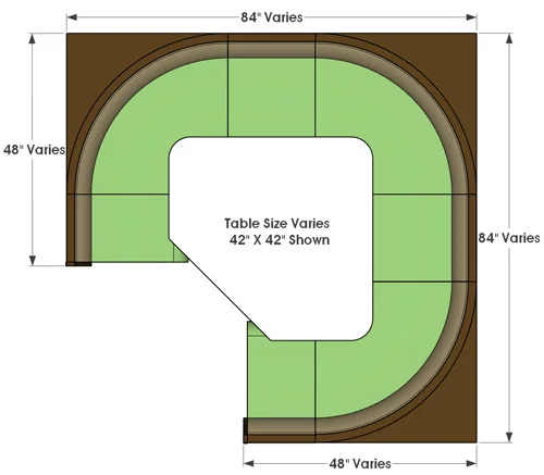 Restaurant Booth Design Plans & Sizes - WebstaurantStore