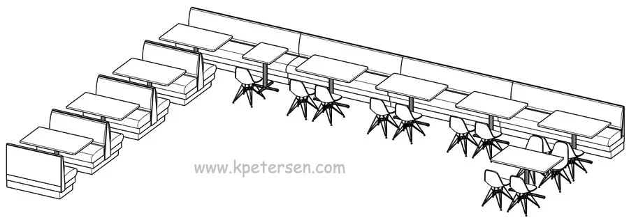 Restaurant Booth Design Plans & Sizes - WebstaurantStore