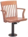 Schoolhouse Arm Chair with Jury Base