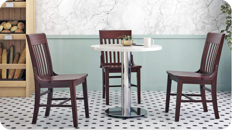 Schoolhouse Chairs Installation