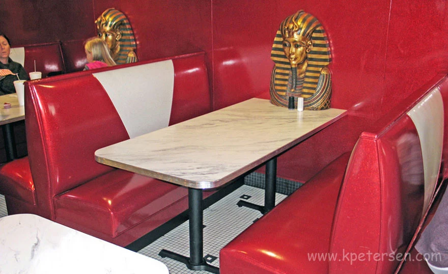 Six Seat Double Upholstered Booths