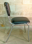 Stacking Diner Chair Frame Option Side View
