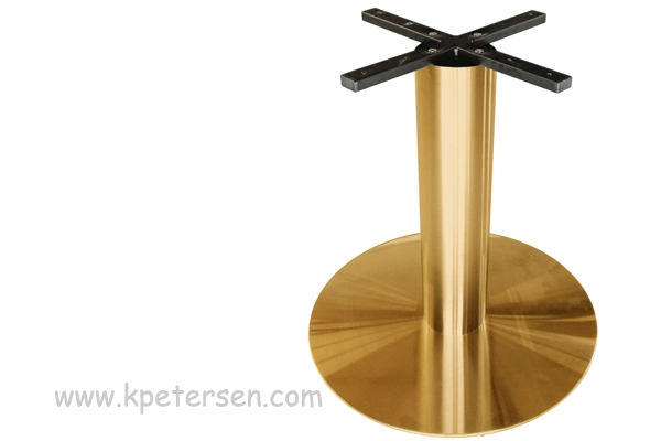 Mondo LARGE Stainless Steel Table Base GOLD Finish