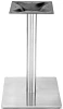 18 Inch Square Stainless Steel Table Base with Stainless Steel Column