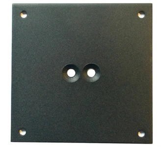 Stainless Steel Table Leg Top Plate Detail