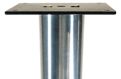 Stainless Steel Table Leg Detail 2 Inch Diameter