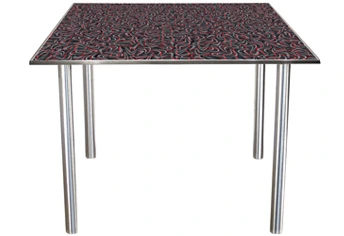 Stainless Steel Table Legs 2 Inch Diameter with Diner Table Top