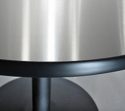 Round Vinyl Edge Stainless Steel Table Top Edge Detail