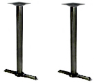Stamped Steel End Bar Table Bases Budget Style