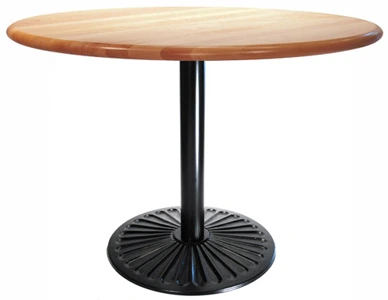 Ornate Cast Iron Sunbeam Radial Design Table Base