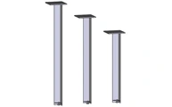 Raw, Unfinished Angle Iron Industrial Table Legs. Dining, Counter, Bar Height
