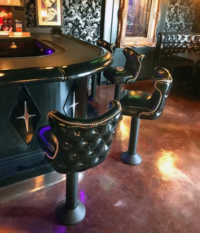 Texas Cowboy Bolt Down Counter Stool Installation View 1