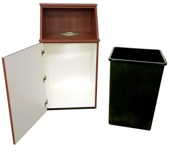 Top Drop Waste Receptacle Rigid Plastic Liner Included