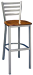 Steel Trapezoid Bar Stool