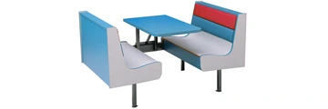 All Laminated Plastic And Upholstered Deluxe Restaurant Booths