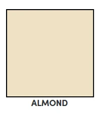 Almond Powder Coat Metal Finish