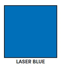 Laser Blue Powder Coat Metal Finish