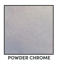 Powder Coat Chrome Metal Finish
