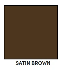Satin Brown Powder Coat Metal Finish