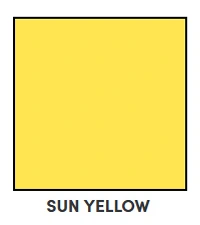 Yellow Powder Coat Metal Finish