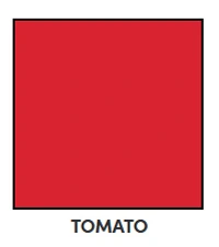 Tomato Powder Coat Metal Finish