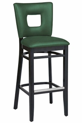 Window Seat Wood Bar Stool Front View