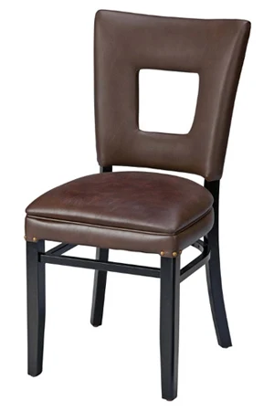 Window Seat Wood Restaurant Chair Front View