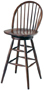 Windsor Style Wood Swivel Seat Barchair